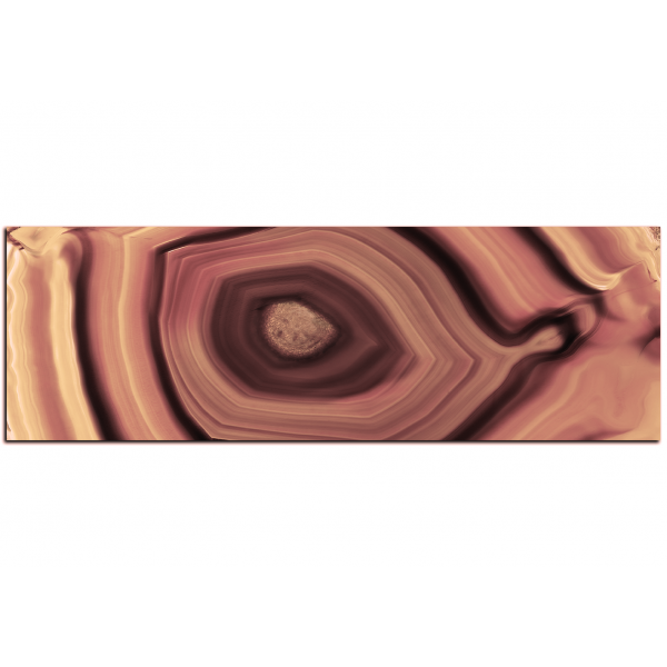 Obraz na plátně - Achát řez - panoráma